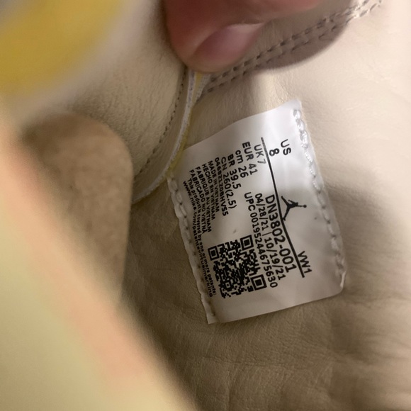 AIR JORDAN 2 GREY FOG SAMPLES - Picture 5 of 7